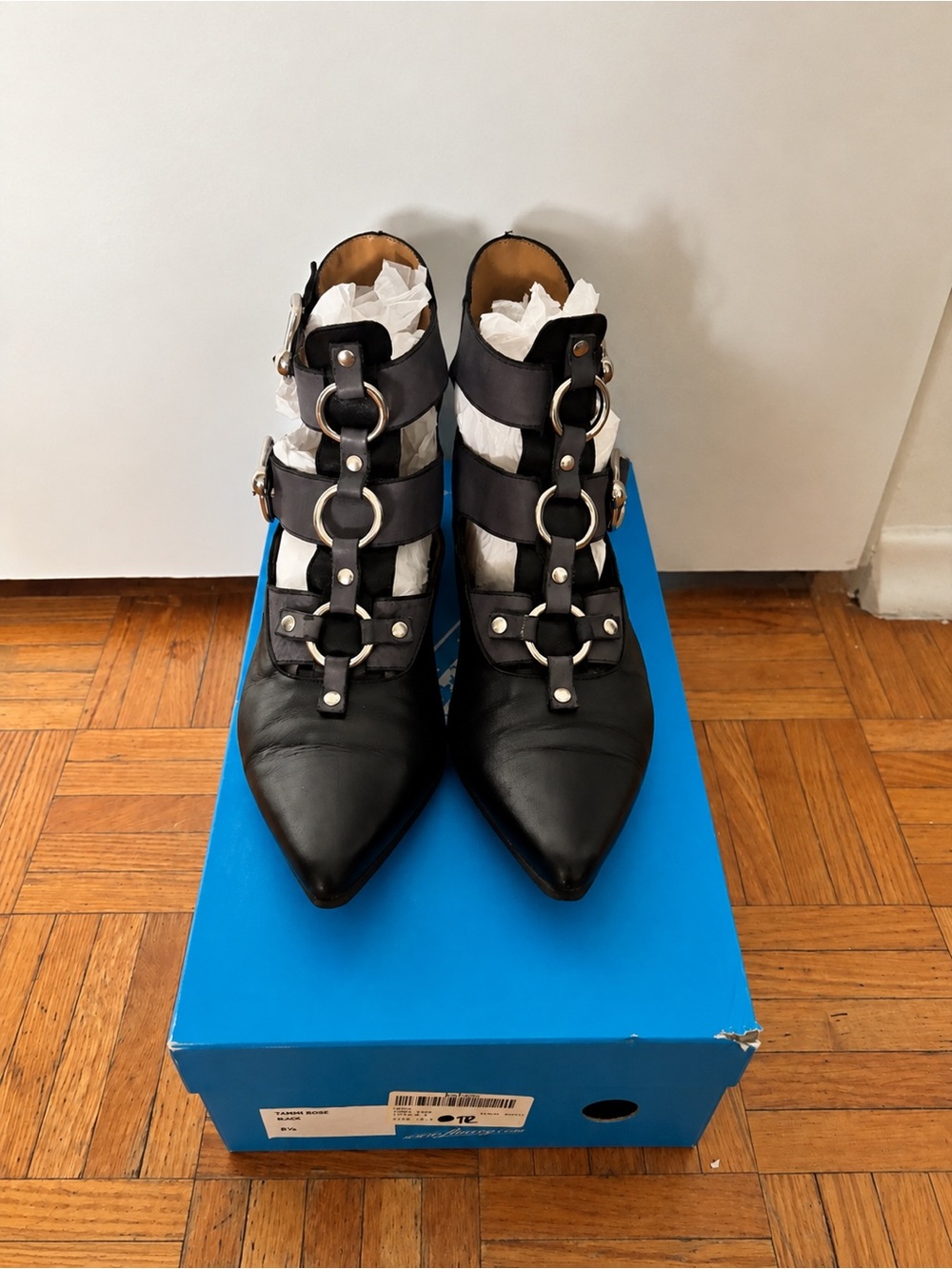 John Fluevog Tammi Rose Black Boots